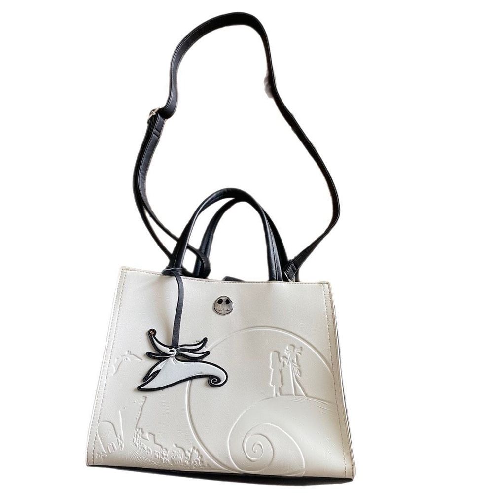 Disney Loungefly Crossbody Bag - Nightmare Before Christmas Debossed Scene